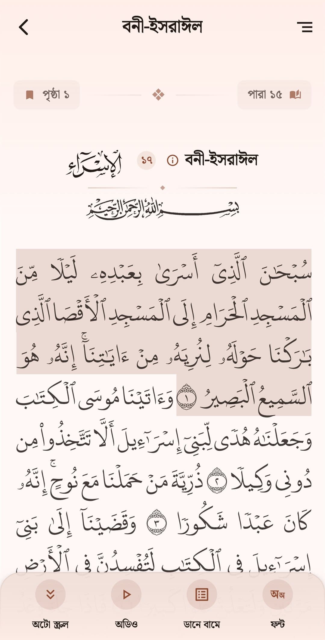 App Screenshot - Mushaf Quran View